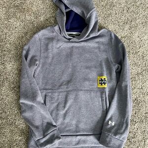 Women XS Notre Dame Heather Gray Hoodie